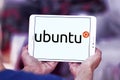 Ubuntu operating system logo Royalty Free Stock Photo