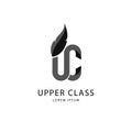 Dark gray Upper Class Logo