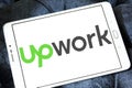 Upwork freelancing platform logo Royalty Free Stock Photo