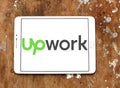 Upwork freelancing platform logo Royalty Free Stock Photo