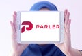 Parler logo Royalty Free Stock Photo