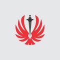 eagle and knife logo