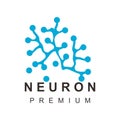 logo vector illustration neuron premium