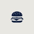 Logo vector that symbolically uses a hamburger