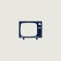 Logo vector that symbolically uses television