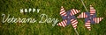 Composite image of logo for veterans day in america Royalty Free Stock Photo