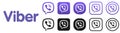 Logo of Viber Royalty Free Stock Photo