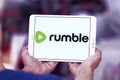 Rumble video platform logo Royalty Free Stock Photo