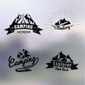 Logo vintage outdoor theme