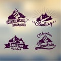 Logo vintage outdoor theme