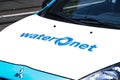 Logo Of A Waternet Car At Amsterdam The Netherlands 2018