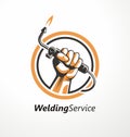 Logo for welding industry