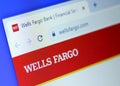 Wells fargo logo Royalty Free Stock Photo