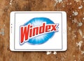 Windex cleaner brand logo