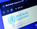 World Health Organization, WHO, website