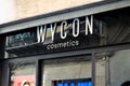The logo of Wycon Cosmetics store which sells various perfumeries and other goods for women beauty