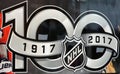 Logo of 100 years of the National Hockey League NHL