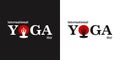 Logo for yoga classes. International Yoga Day