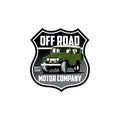 Offroad motor company modern logo vector Royalty Free Stock Photo