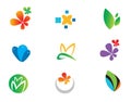 Variety of natural theme logos