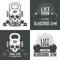 Logos for athletic fitness club