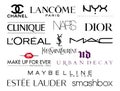 Logos collection of the biggest world fashion and cosmetics companies