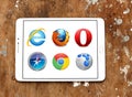 Web browsers icons