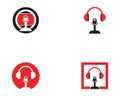 Logos of record logo template