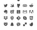 Logos v5 UI Pixel Perfect Well-crafted Vector Solid Icons