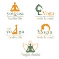 logos for yoga studio