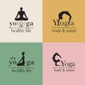 Logos for yoga studio