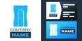 Logotype Pencil sharpener icon isolated on white background. Logo design template element. Vector Royalty Free Stock Photo
