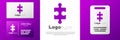 Logotype Piece of puzzle icon isolated on white background. Business, marketing, finance, layout, infographics, internet