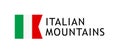 Logotype template for tours to Italian Alpine Mountains,