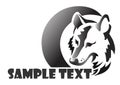 Logotype wolf Royalty Free Stock Photo