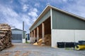 Logs and wood chips for biofuel