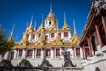 Loha Prasat iron monastery in Wat Ratchanatdaram Temple of th
