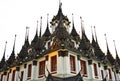 Loha Prasat Metal Palace in Bangkok Royalty Free Stock Photo