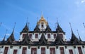 Loha Prasat Metal Palace in Wat Ratchanatdaram Worawihan, Bangkok Thailand.