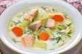 Lohikeitto, finnish salmon soup