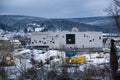 Lohr am Main, Germany - Construction site of the New Town Hall