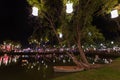 Loi Krathong Festival, Sukhothai Royalty Free Stock Photo