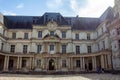 LOIR-ET-CHER, FRANCE - JUNE 09, 2014: Facade of Royal Castle in Blois, France Royalty Free Stock Photo