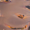 Loire ocher beige in the evening, 1970, painting by Olivier DebrÃÂ©