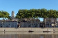 Loire river banks in Orleans city