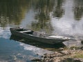 Loire on summer day, flat-bottomed boat, immerse in serene river beauty