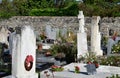 Loix, France - september 26 2016 : cemetery Royalty Free Stock Photo