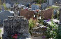 Loix, France - september 26 2016 : cemetery Royalty Free Stock Photo