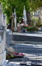 Loix, France - september 26 2016 : cemetery Royalty Free Stock Photo