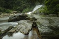 Lokkam Waterfall near Munnar Hill Station,Kerala,India